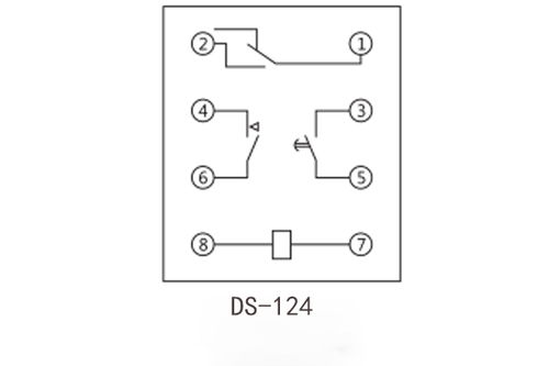 DS-124时间继电器接线图详解与应用范围分析——上海上继科技电路指南